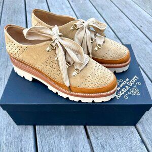 Angela Scott Log Sole Loafer, New-Never Worn